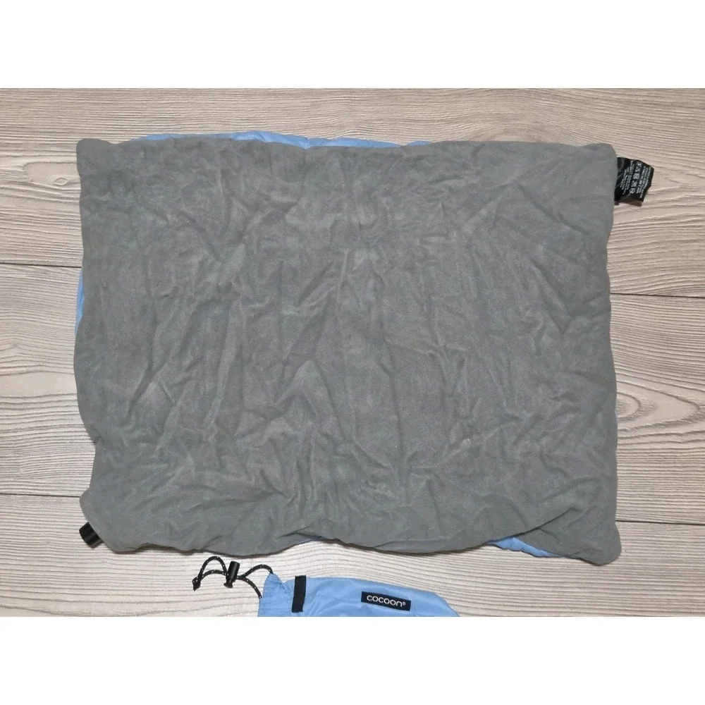 COCOON Premium Ultralight Air Core Travel Pillow MEDIUM - Light Blue